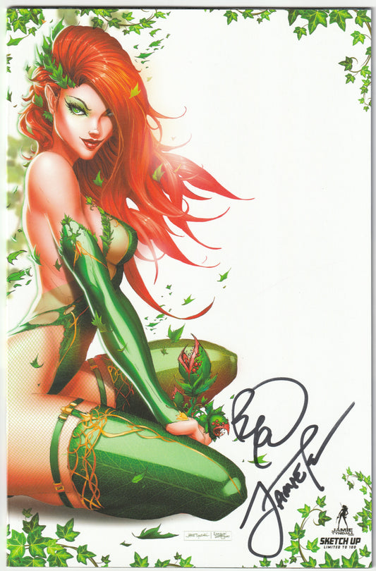 I Make Boys Cry #1 Sketch-Up Variant – Deadly Siren Poison Ivy Cosplay (1 of 100, Tyndall/Powell Signed, COA) (NM+/MT) - Ships in Top loader