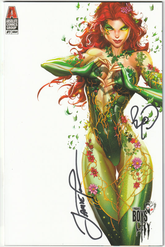 I Make Boys Cry #1 Sketch-Up Variant – Poison Ivy Cosplay (1 of 100, Tyndall/Powell Signed, COA) (NM+/MT) - Ships in Top loader