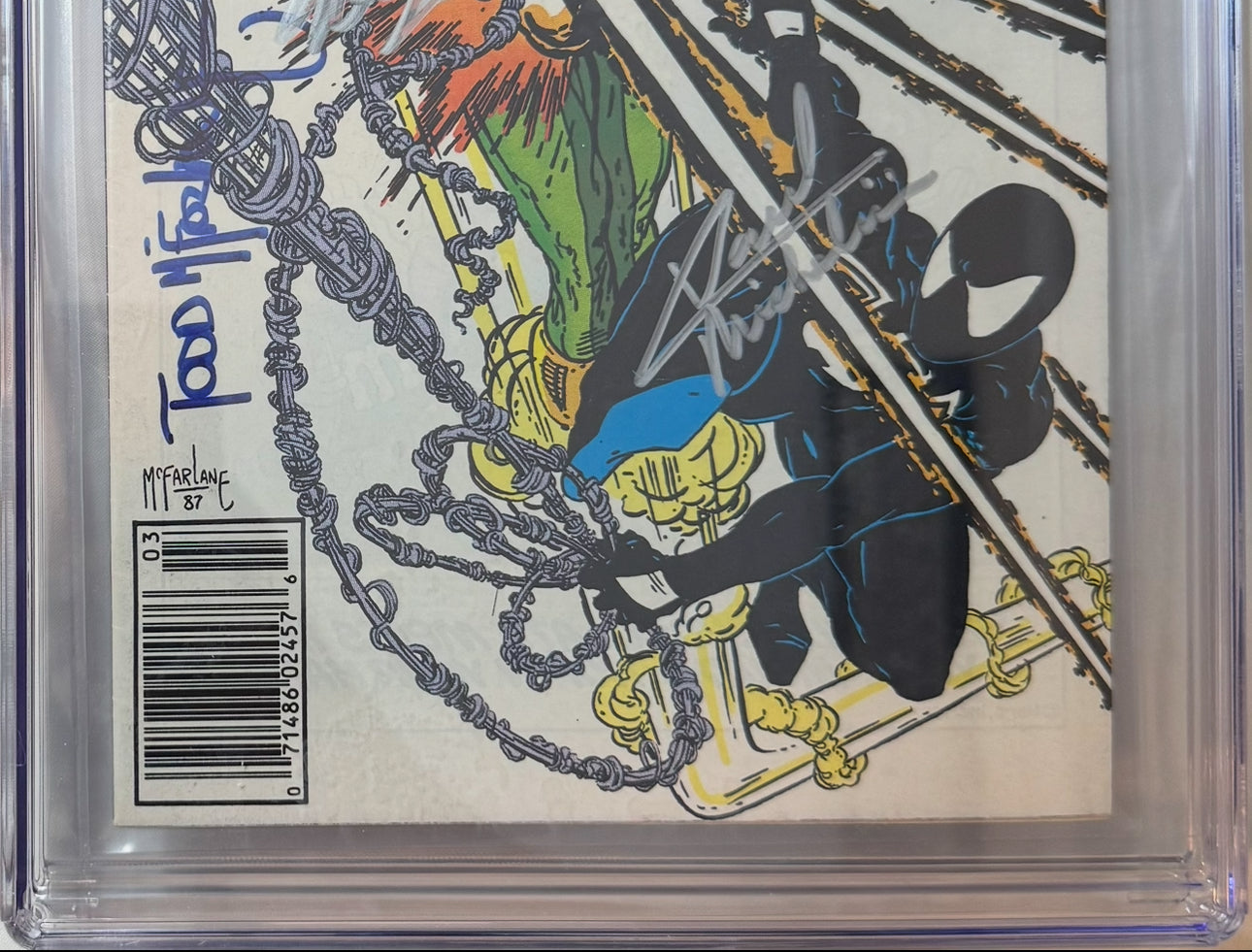 Amazing Spider-Man (1963) #298 - CGC 7.5, White Pages- Signed Stan Lee, Todd McFarlane, David Michelinie (First Todd ASM, First Eddie Brock Appearance)