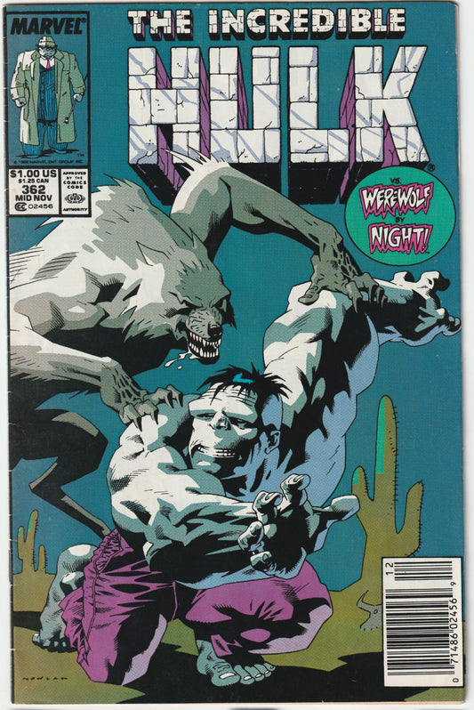 Incredible Hulk (1962) #362 Newsstand