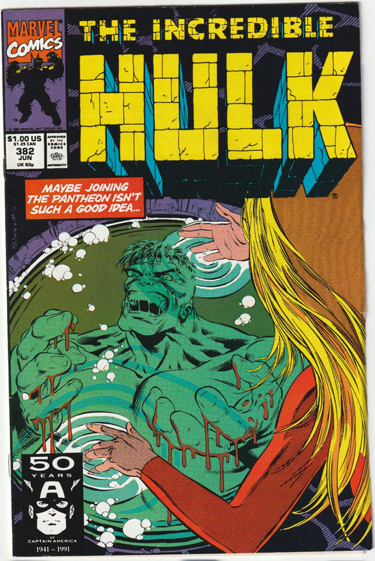 Incredible Hulk (1962) #382 Base Wars Ultra Game Insert