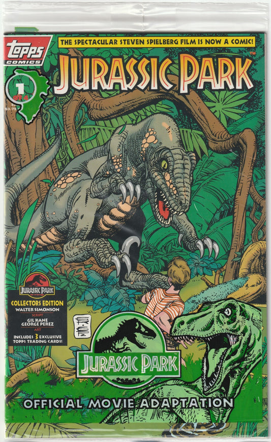 Jurassic Park #1  of 4 1993 Topps Comics Kane-Perez Cover (Sealed)