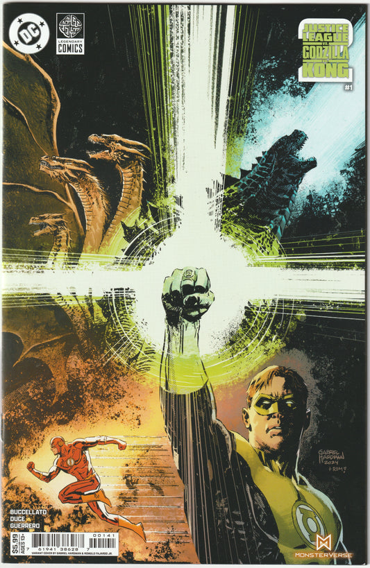 Justice League vs. Godzilla vs. Kong Vol. 2 #1 D (2025) – Hardman & Fajardo Jr. Variant Cover (NM/NM+)