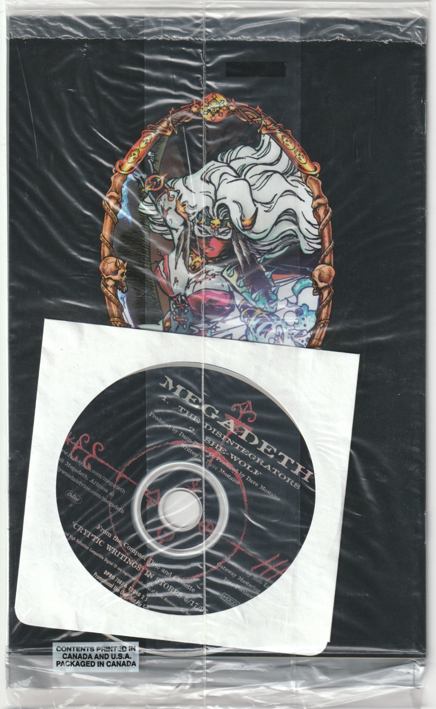 Lady Death: The Crucible #4 – Poly-Sealed with CD, Signed PolyBag (1997) (COA)