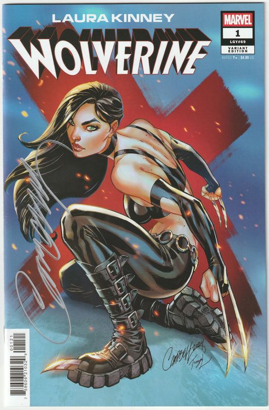 Laura Kinney: Wolverine #1 – J. Scott Campbell Trade Dress Variant, Signed by J. Scott Campbell with Commemorative convention COA (NM/NM-)