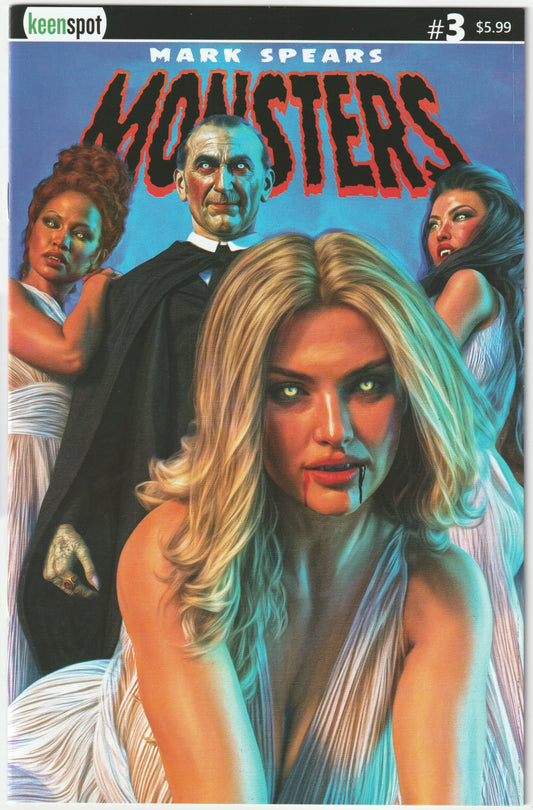 Mark Spears Monsters #3 (First Printing, Dracula and the Brides Cover B) (NM/NM+)