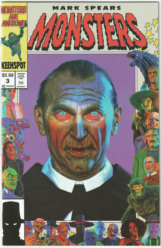 Mark Spears Monsters #3 (First Printing, 25th Anniversary Homage Dracula Cover D, NM/NM+)
