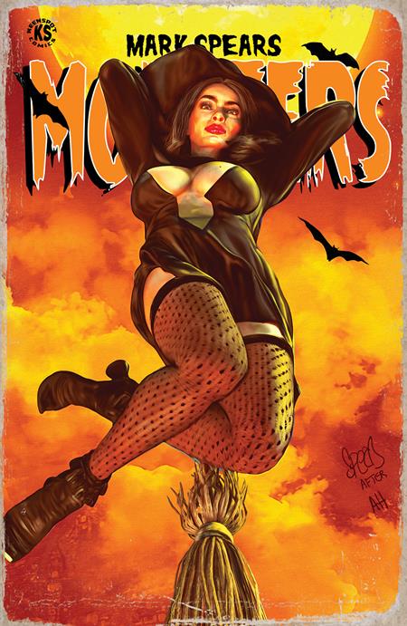 Mark Spears Monsters #7 Cover B (Mark Spears Hexy the Witch JSA Classified #1 Homage)