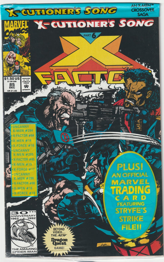 X-Factor (1986) #85 Sealed Poly Bag- (X-Factor Key)