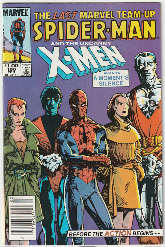 Marvel Team-Up: Spider-Man #150 (Newsstand) – Spidey & X-Men (LAST MARVEL TEAM UP FEAT SPIDEY!)