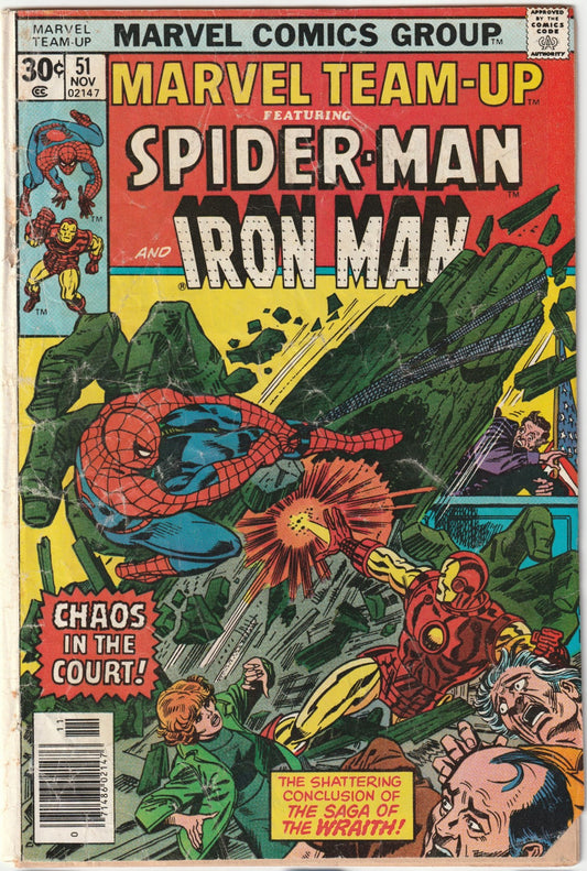 Marvel Team-Up: Spider-Man #51 (Newsstand) – Spidey & Iron Man