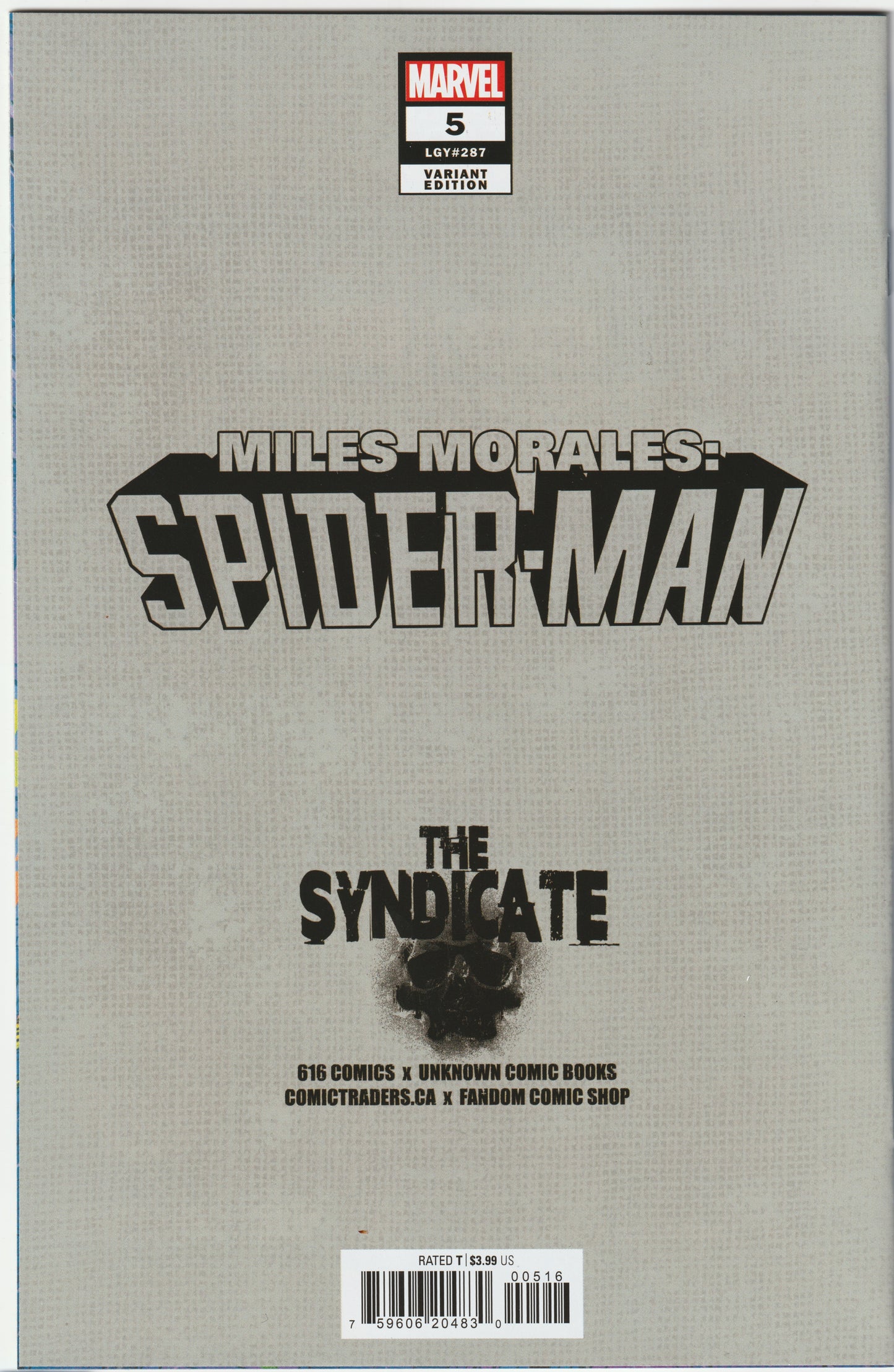 Miles Morales: Spider-Man #5 (2022) Marco Mastrazzo Exclusive Variant (NM/NM-)