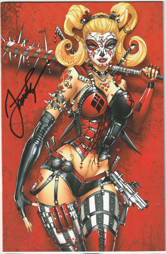 Miss Meow #2 - Virgin Harley Quinn Cover, Signed by Tyndall with COA