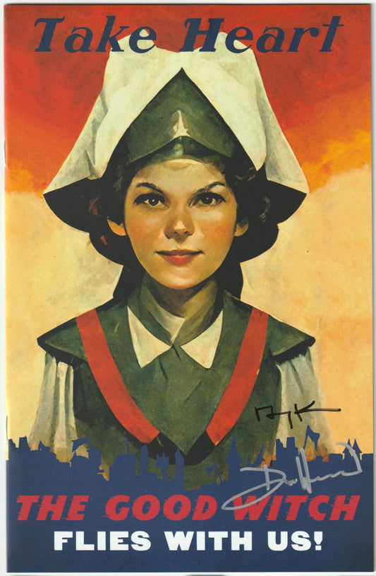 Never Wars #1 - NYCC Exclusive Good Witch Variant, Signed by Greg Krivac + Don Handfield w/ Publisher COA