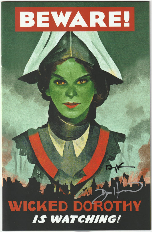 Never Wars #1 - NYCC Exclusive Wicked Witch Variant, Signed by Greg Krivac + Handfield w/ Publisher COA
