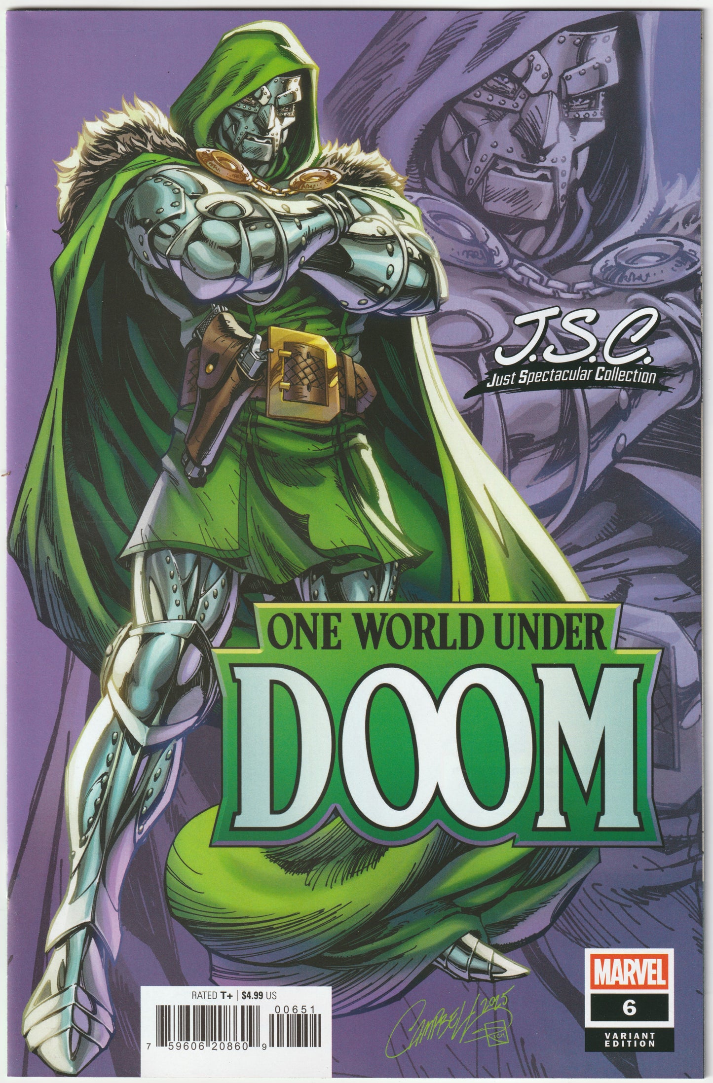 One World Under Doom #6 J. Scott Campbell Trade Dress Variant