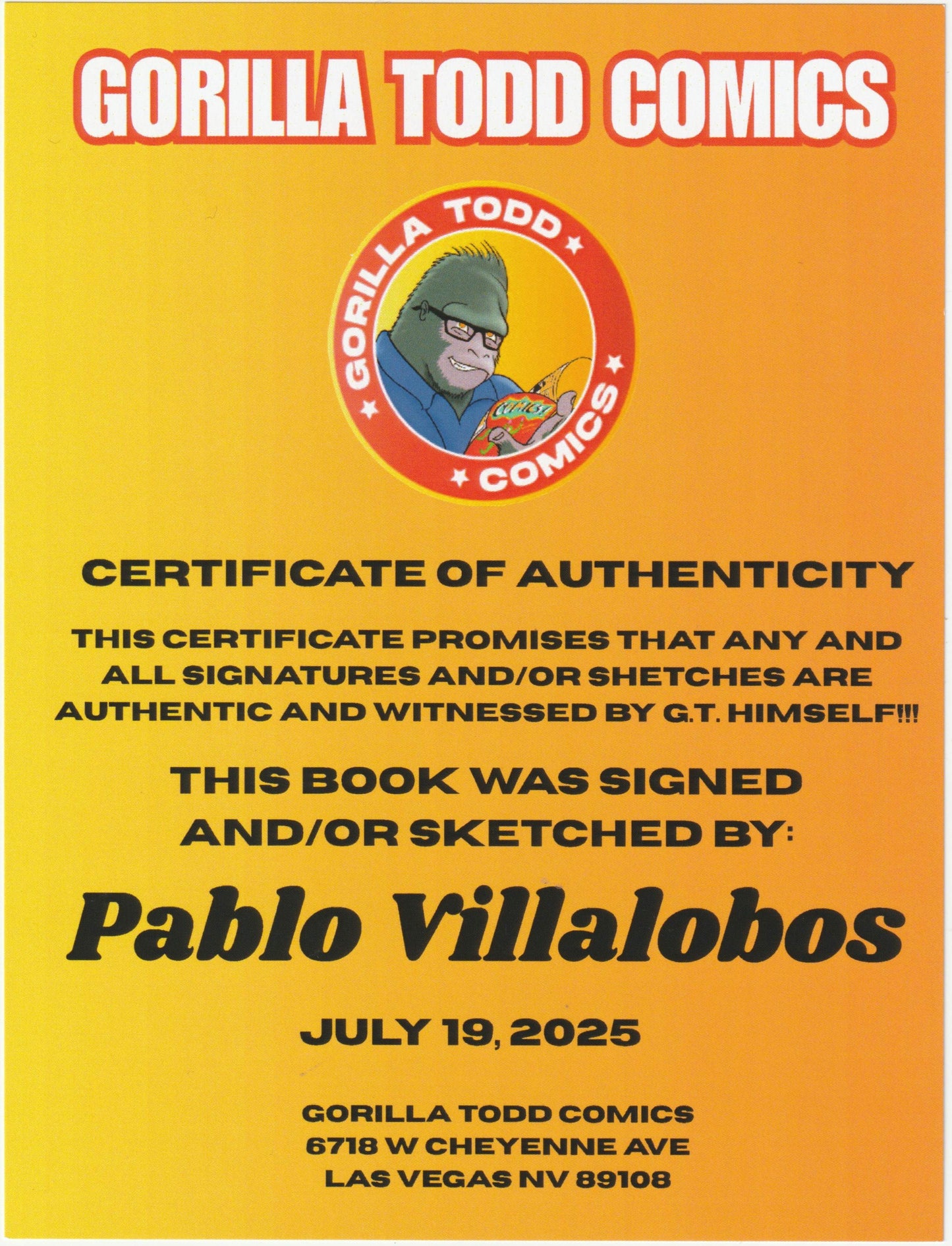 Poison Ivy #29 Pablo Villalobos Moussa Card Stock Variant Signed with COA – DC Comics 2025 (NM/NM+)