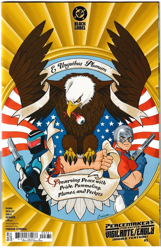 Peacemaker Presents: The Vigilante/Eagly Double Feature #3 – Amanda Conner Variant (DC Comics 2025) (NM/NM+)