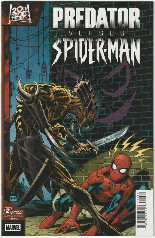 Predator vs. Spider-Man #2 Ed McGuinness 1:25 Incentive Variant Cover – Marvel Comics 2025 (NM)