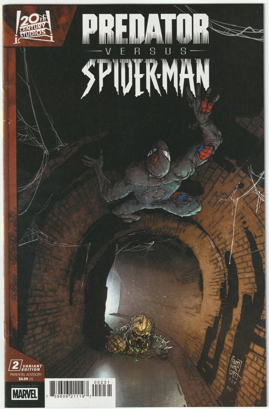 Predator vs. Spider-Man #2 Giuseppe Camuncoli Variant – Marvel Comics 2025 (NM/NM-)