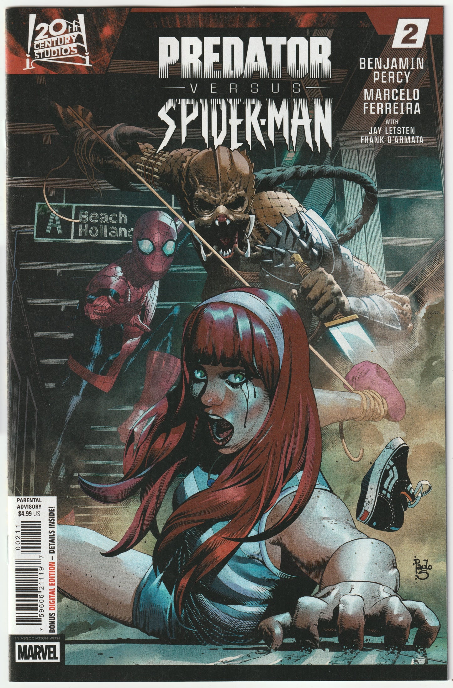 Predator vs. Spider-Man #2 Paulo Siqueira Cover A – Marvel Comics 2025 (NM)