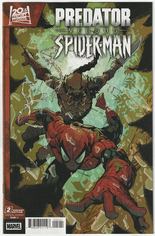 Predator vs. Spider-Man #2 Ryan Stegman Variant – Marvel Comics 2025 (NM/NM-)