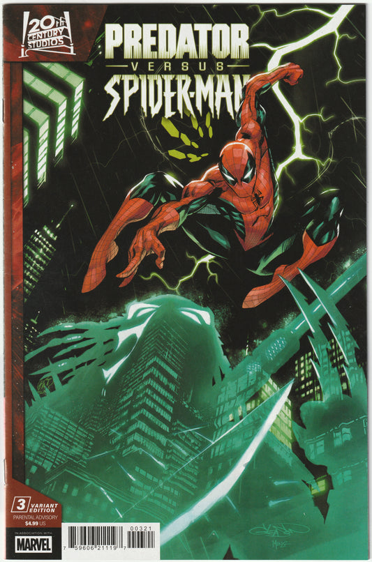 Predator vs. Spider-Man #3 Patrick Gleason Variant – Marvel Comics 2025 (NM)