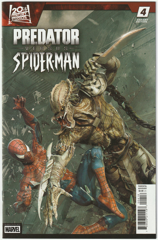 Predator vs. Spider-Man #4 Björn Barends 1:25 Variant Cover – Marvel Comics 2025 (NM/NM+)