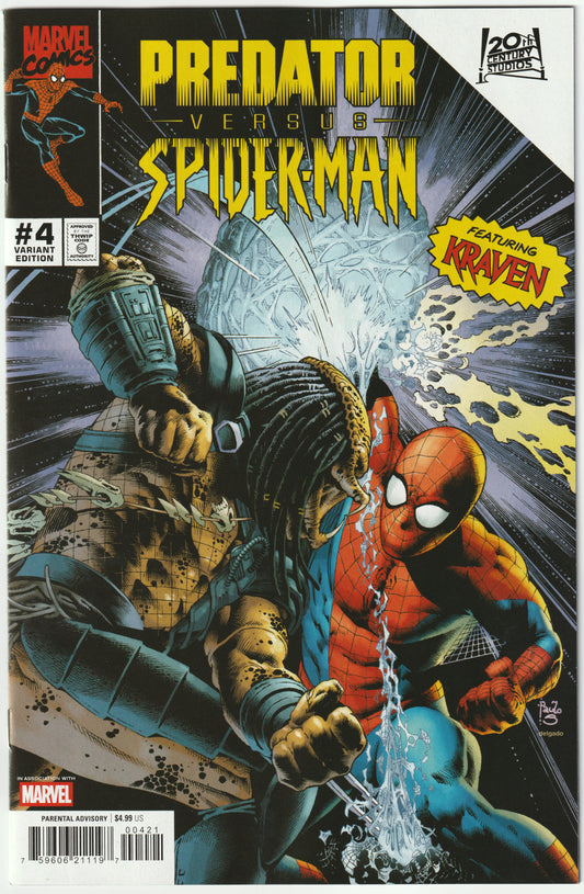 Predator vs. Spider-Man #4 Paulo Siqueira Variant Cover – Marvel Comics 2025 (NM/NM-)