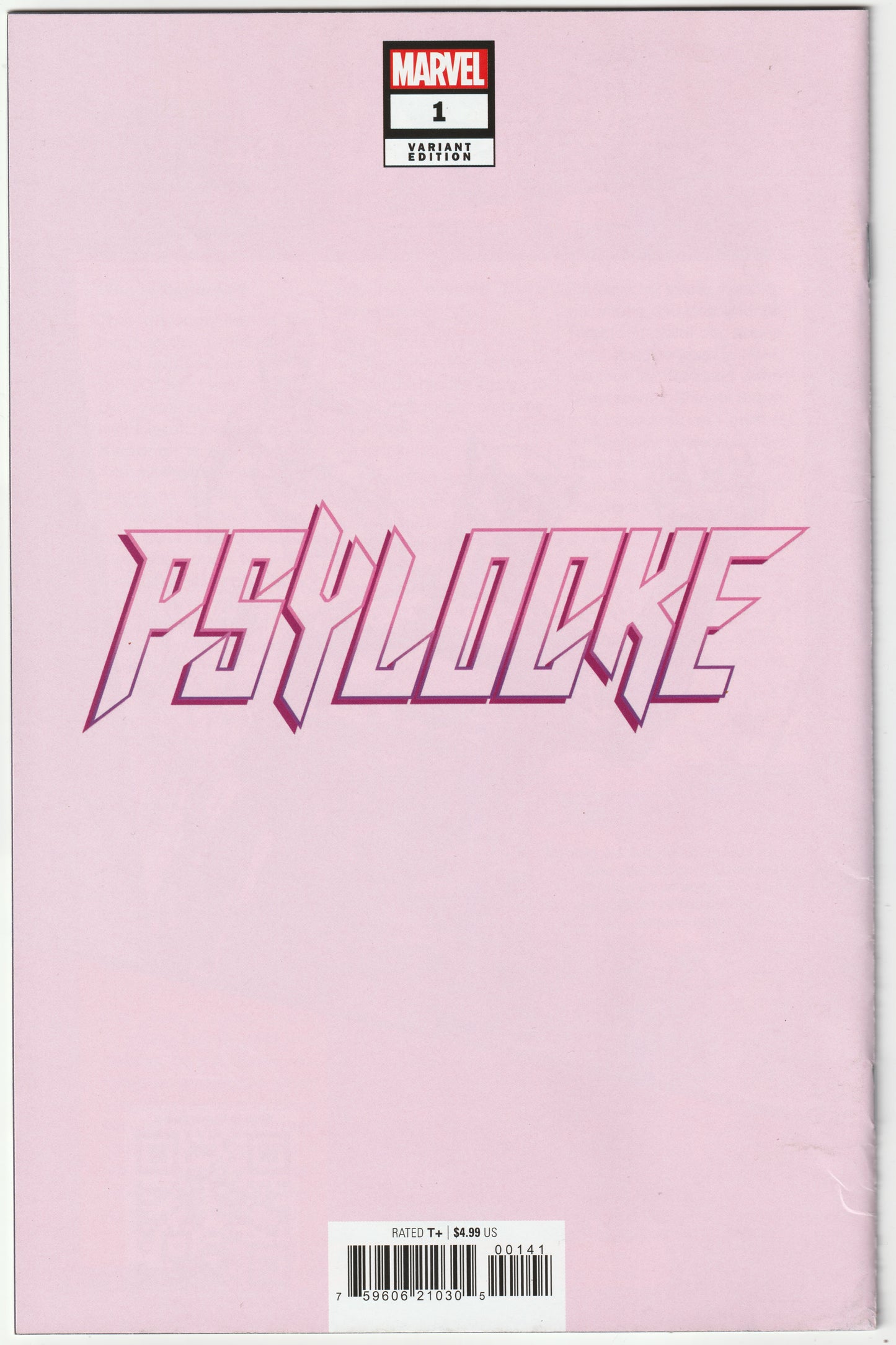 Psylocke #1 (2024) Pink Logo Insignia Variant
