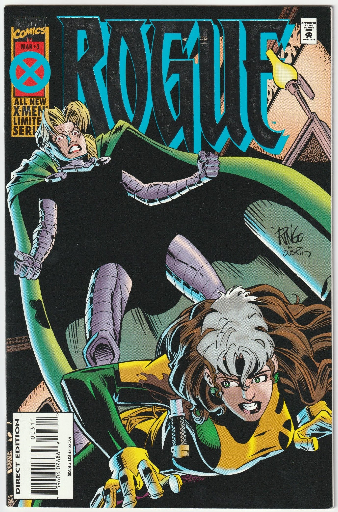 Rogue #3 (of 4) 1995 Marvel Comics (Foil Trade Dress) (VF/VF+)