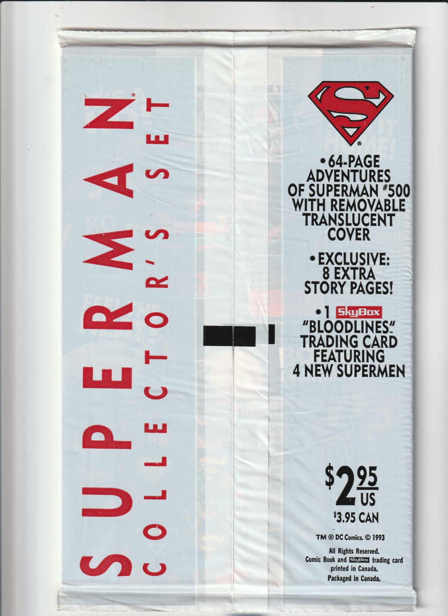 Adv. of Superman #500 Collectors Set (Signed and Sealed Polybag)