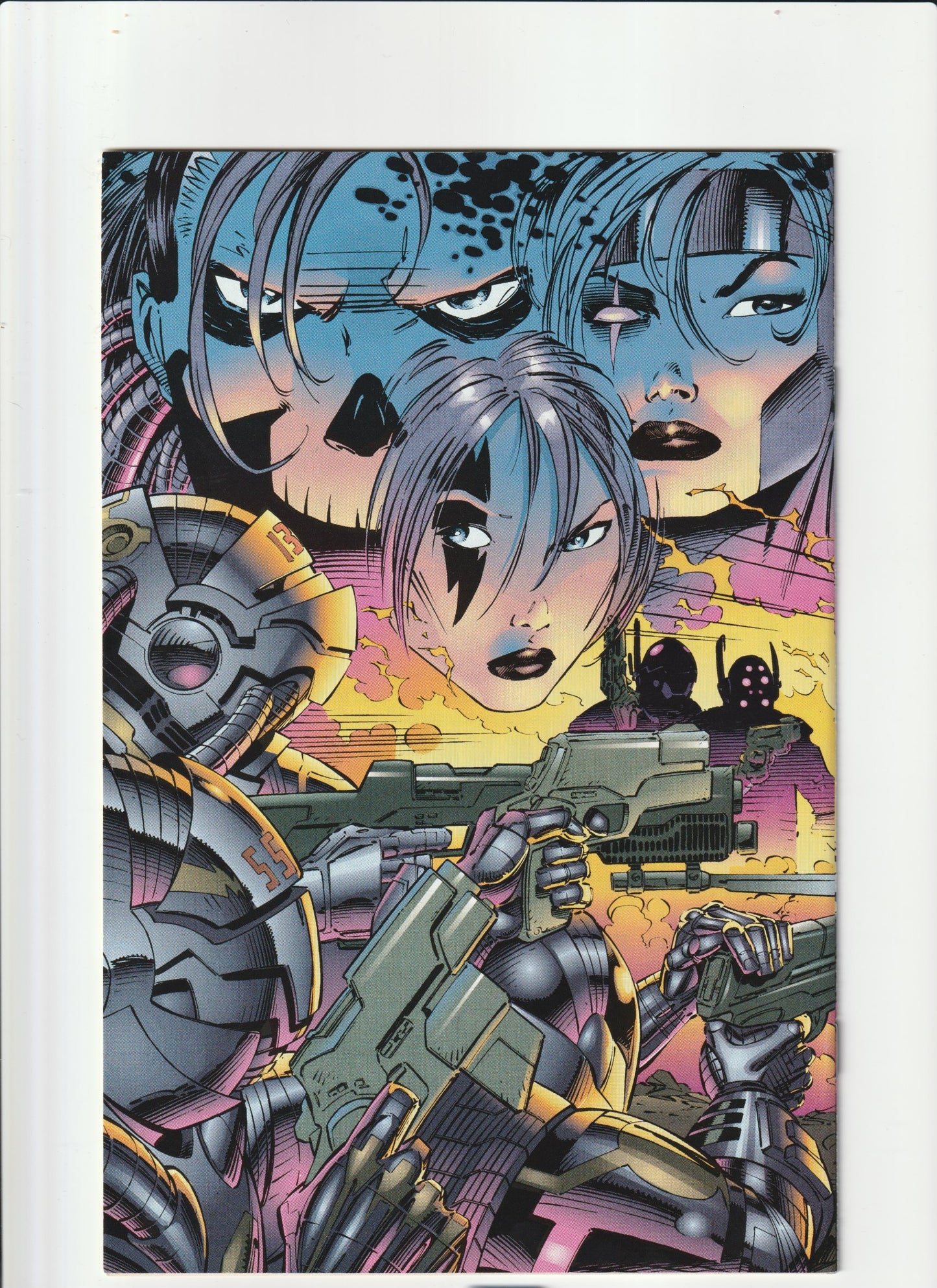 Cyber Force #1 Debut Issue - Wraparound Cover (Signed by Rob Liefeld) Image Comics