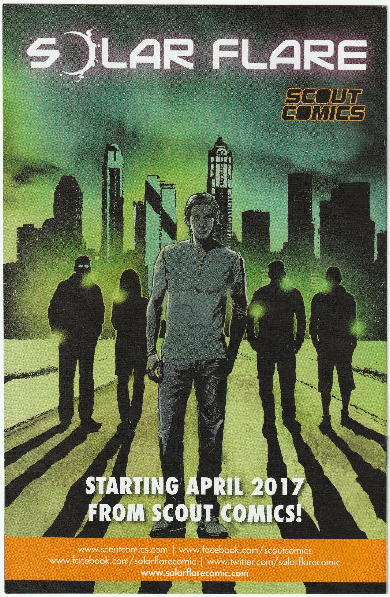 Solar Flare Preparation Guide (Scout Comics Preview) - Signed by James Haick w/ COA