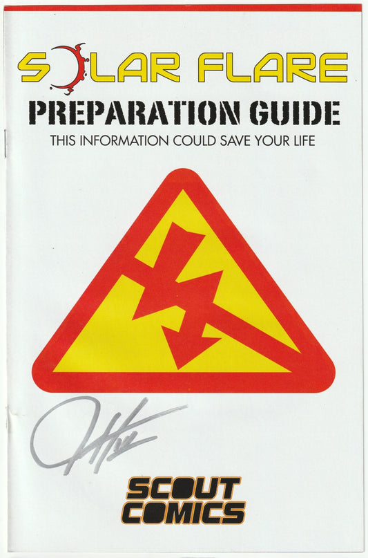 Solar Flare Preparation Guide (Scout Comics Preview) - Signed by James Haick w/ COA
