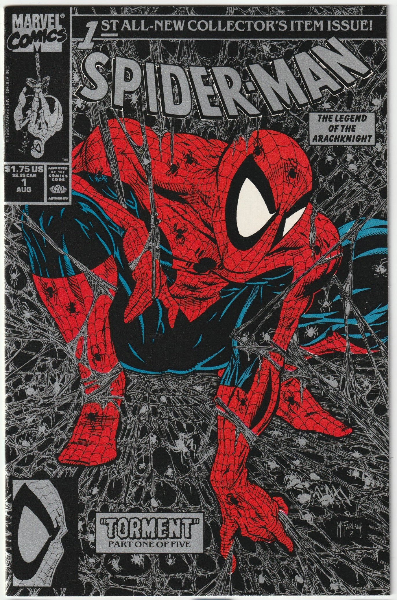 Spider-Man (1990) #1 - Silver Edition (Copy A)