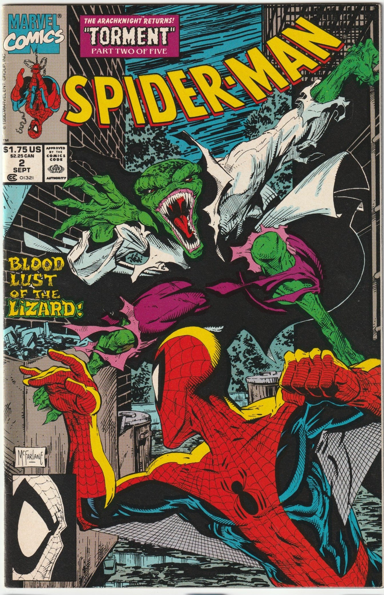 Spider-Man (1990) #2 (Copy B)