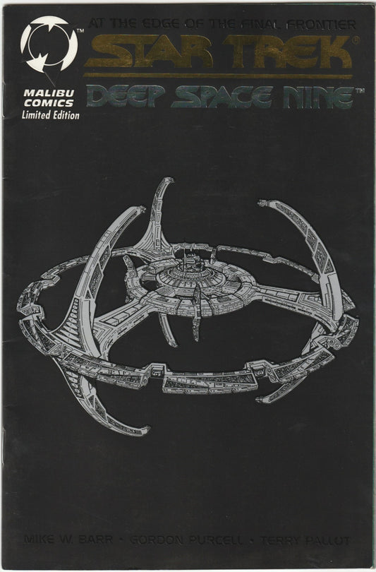 Star Trek: Deep Space Nine #1 (1993, Malibu Comics, Foil Limited Black Cover)
