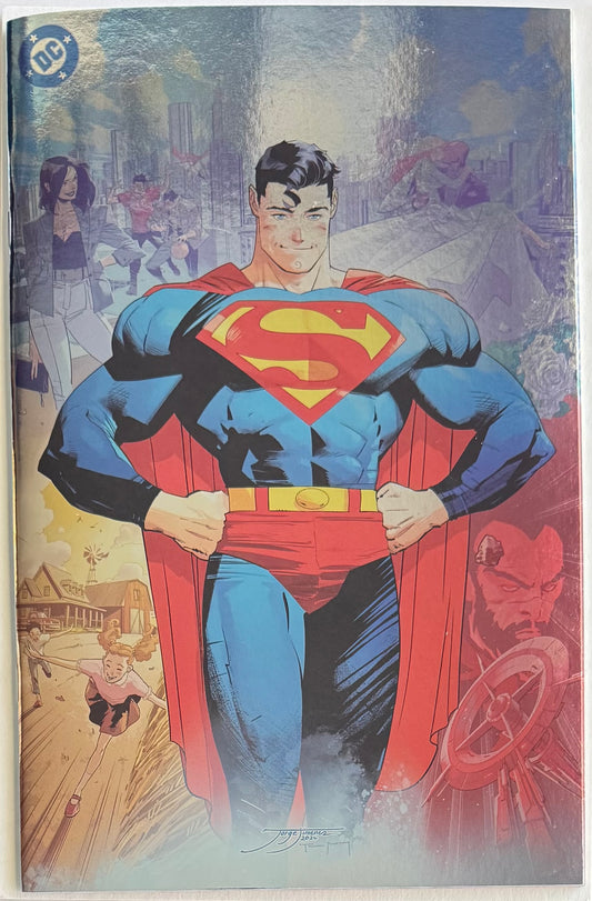 Summer of Superman Special #1 (2025) Jorge Jiménez Tomeu Morey Virgin Foil Variant Cover