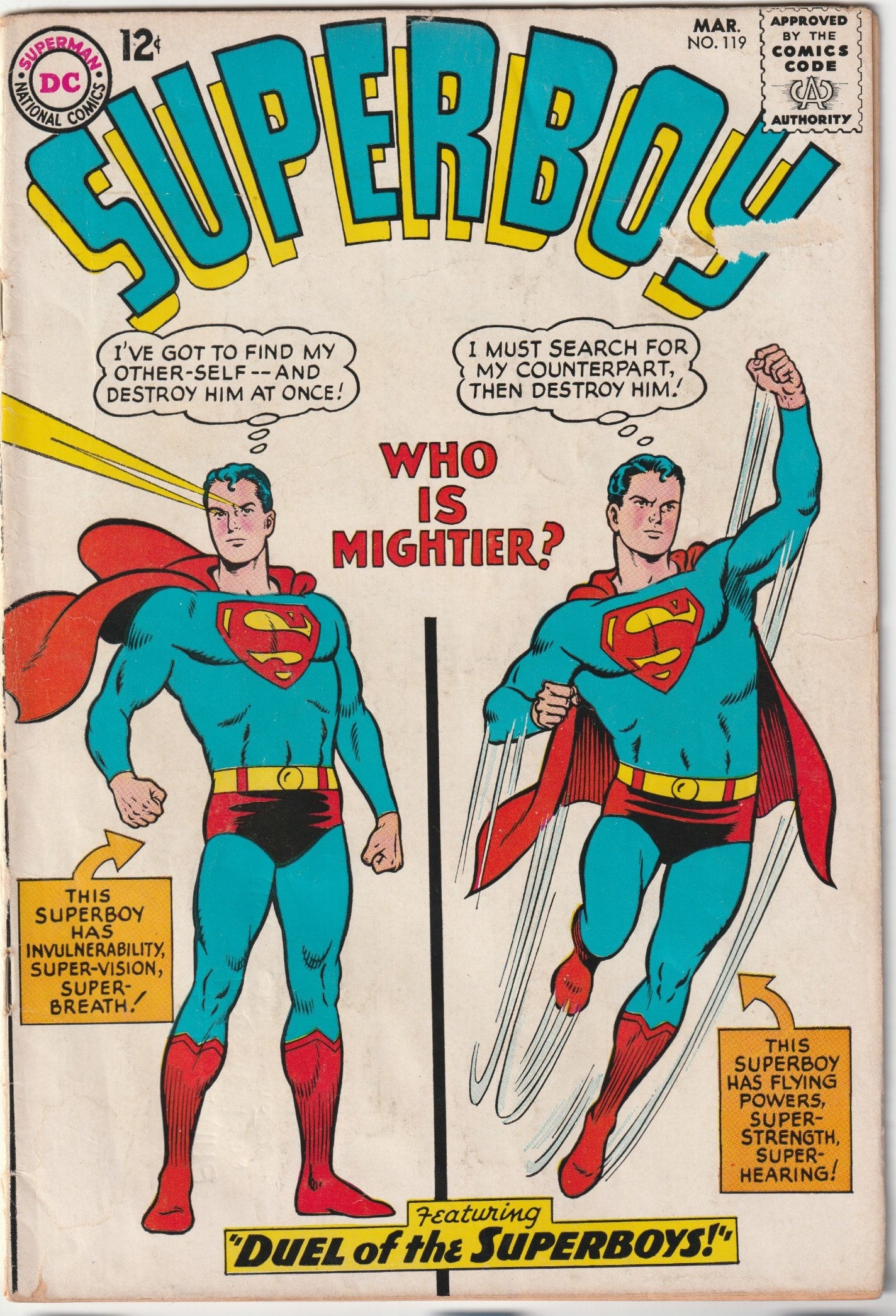 Superboy Vol. 1 (1949) Issue #119