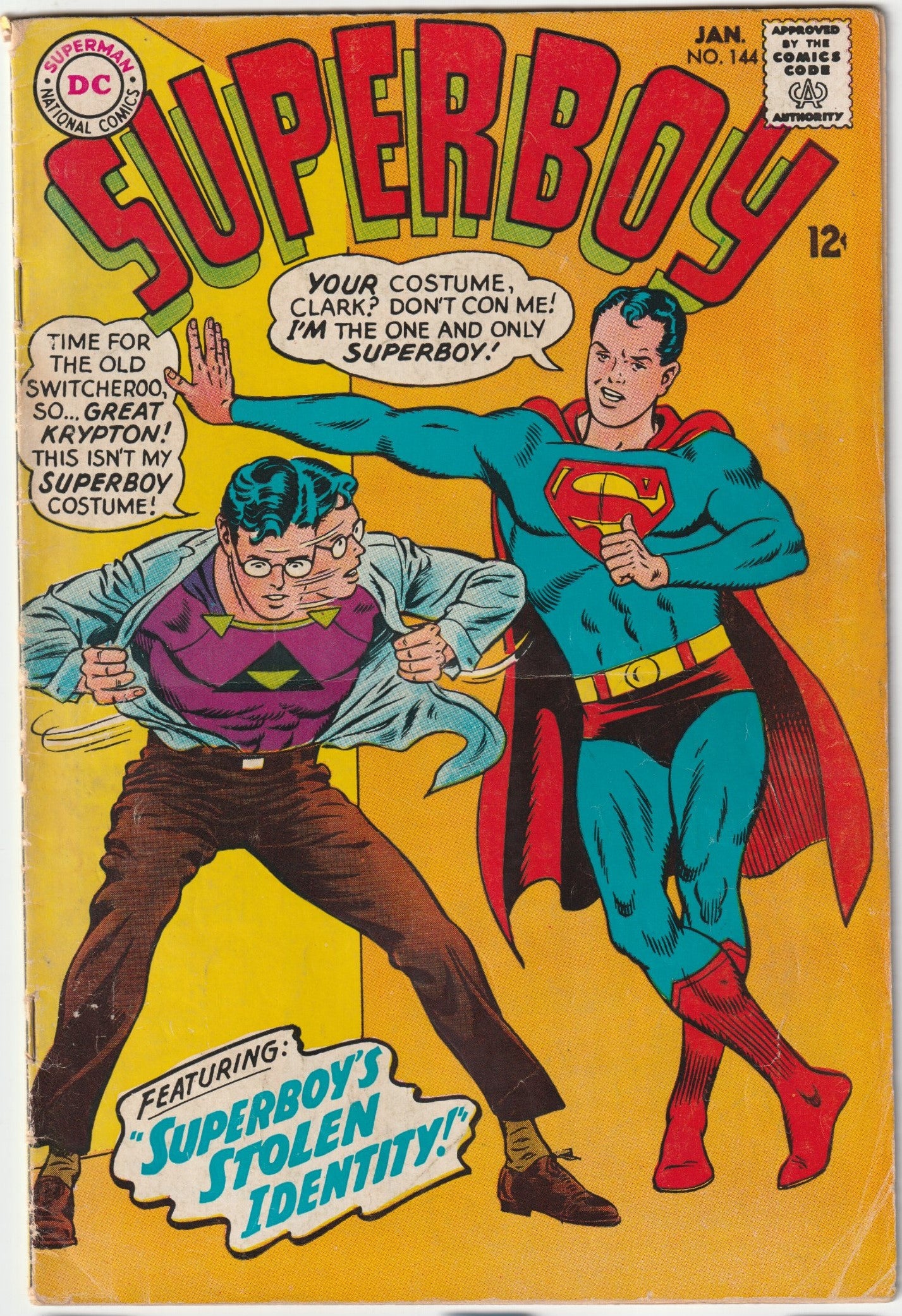 Superboy Vol. 1 (1949) Issue #144 (Copy A)