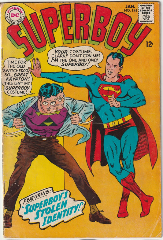 Superboy Vol. 1 (1949) Issue #144 (Copy B)
