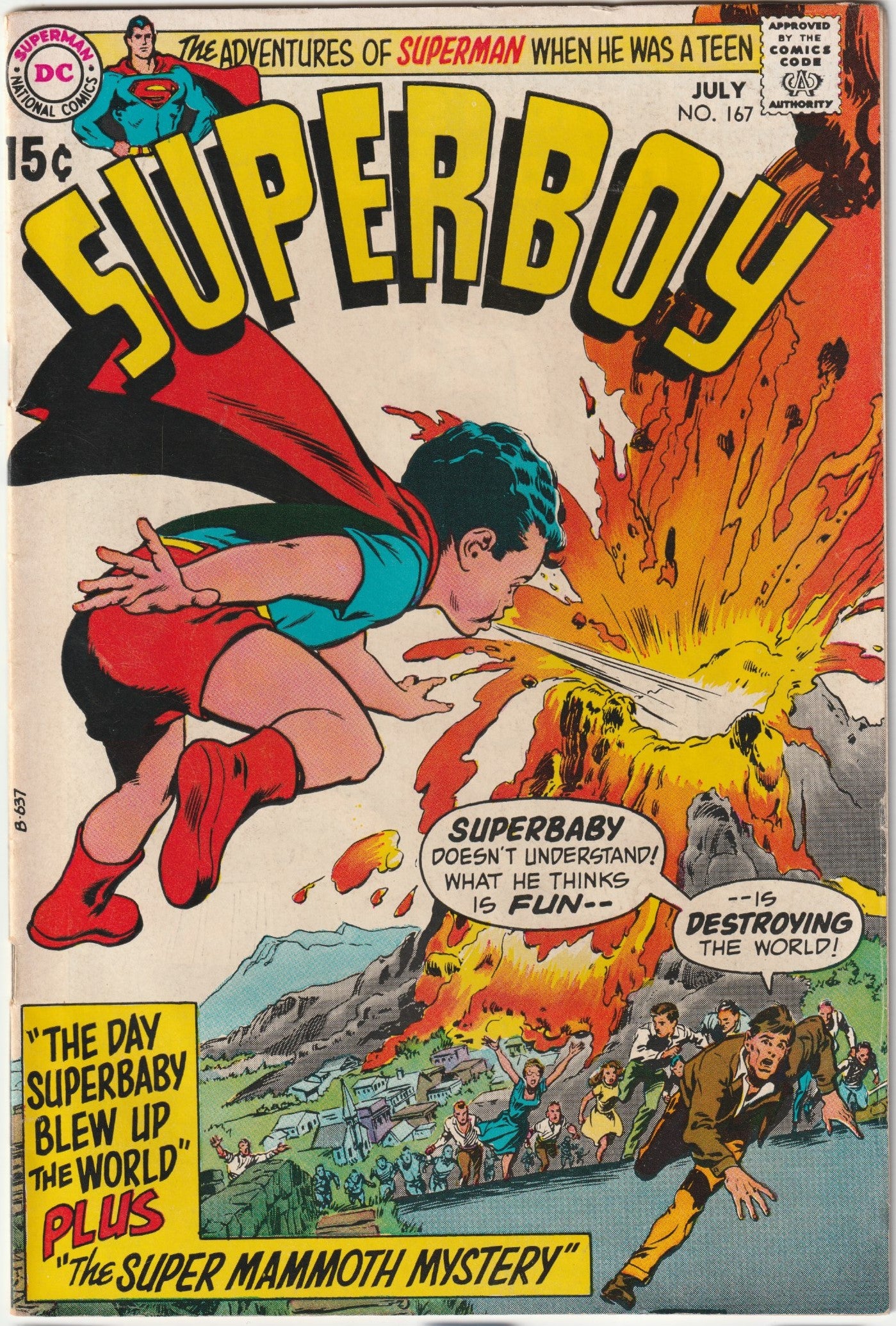 Superboy Vol. 1 (1949) Issue #167