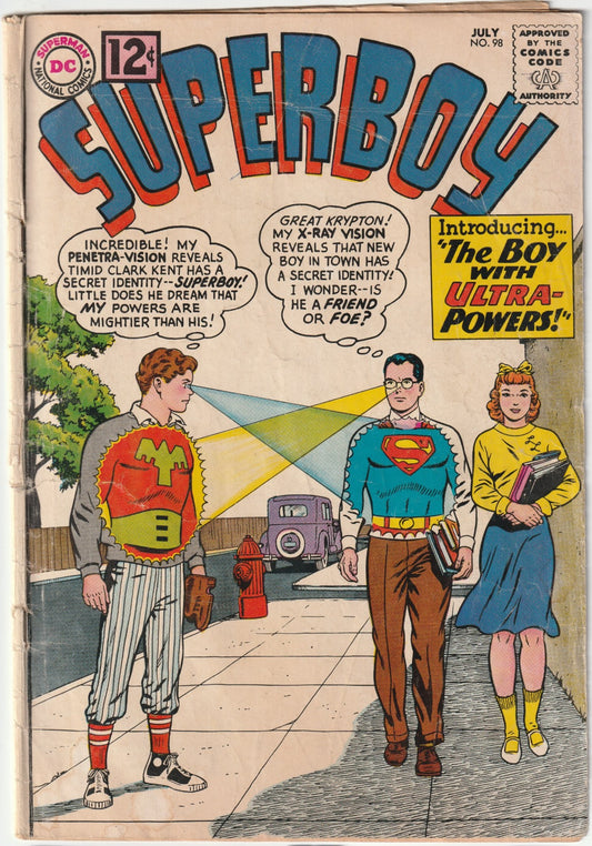 Superboy Vol. 1 (1949) Issue #98 (Key- 1st App of Ultra Boy)