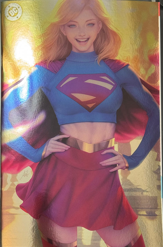 Supergirl Vol. 8 #1 (Stanley ‘Artgerm’ Lau Virgin Foil Variant, 2025)