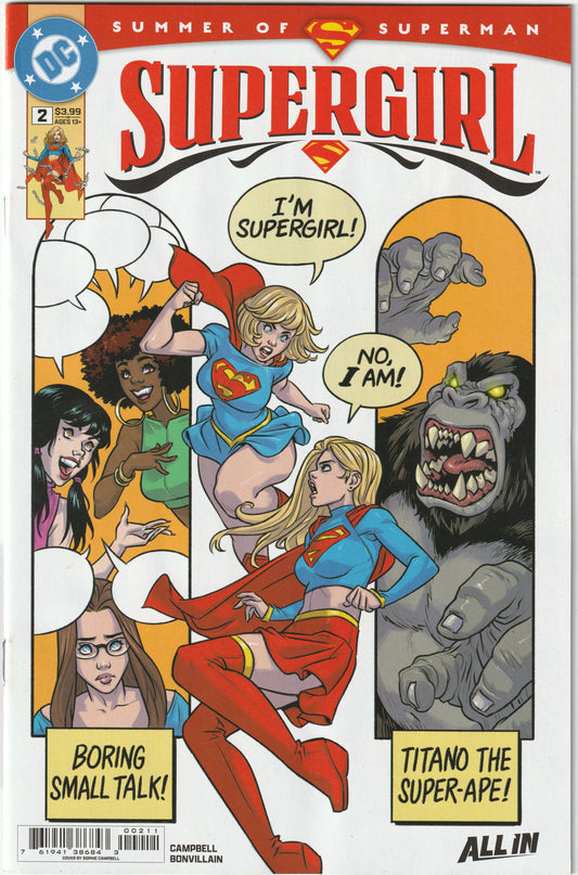 Supergirl Vol. 8 #2 (Sophie Campbell Cover, 2025) (NM/NM+)