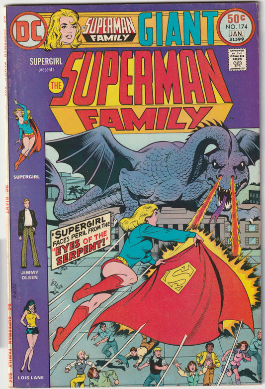 Superman Family Vol. 1 #174 (1975) – Key Supergirl Adventure (FN)