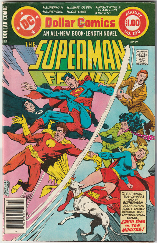 Superman Family Vol. 1 #190 (Newsstand, 1978) – Key Supergirl and Lois Lane Stories (FN-)