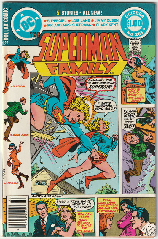 Superman Family Vol. 1 #203 (Newsstand, 1980) – Key Supergirl Story (FN+)