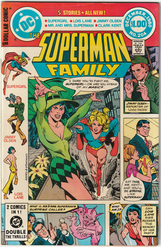 Superman Family Vol. 1 #204 (1980) – Key Supergirl and Superboy Stories (FN)